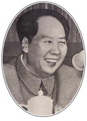 1958年，毛泽东八大二次会议上
